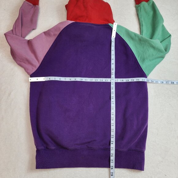 Teddy Fresh Colorblock Hoodie Sweatshirt Mens Medium - Picture 7 of 8